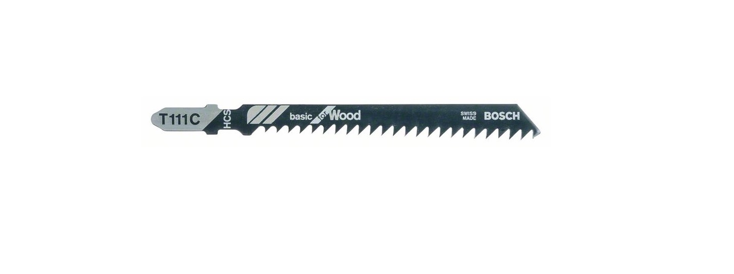 Stikksagblad Bosch T 111 C; 5 stk