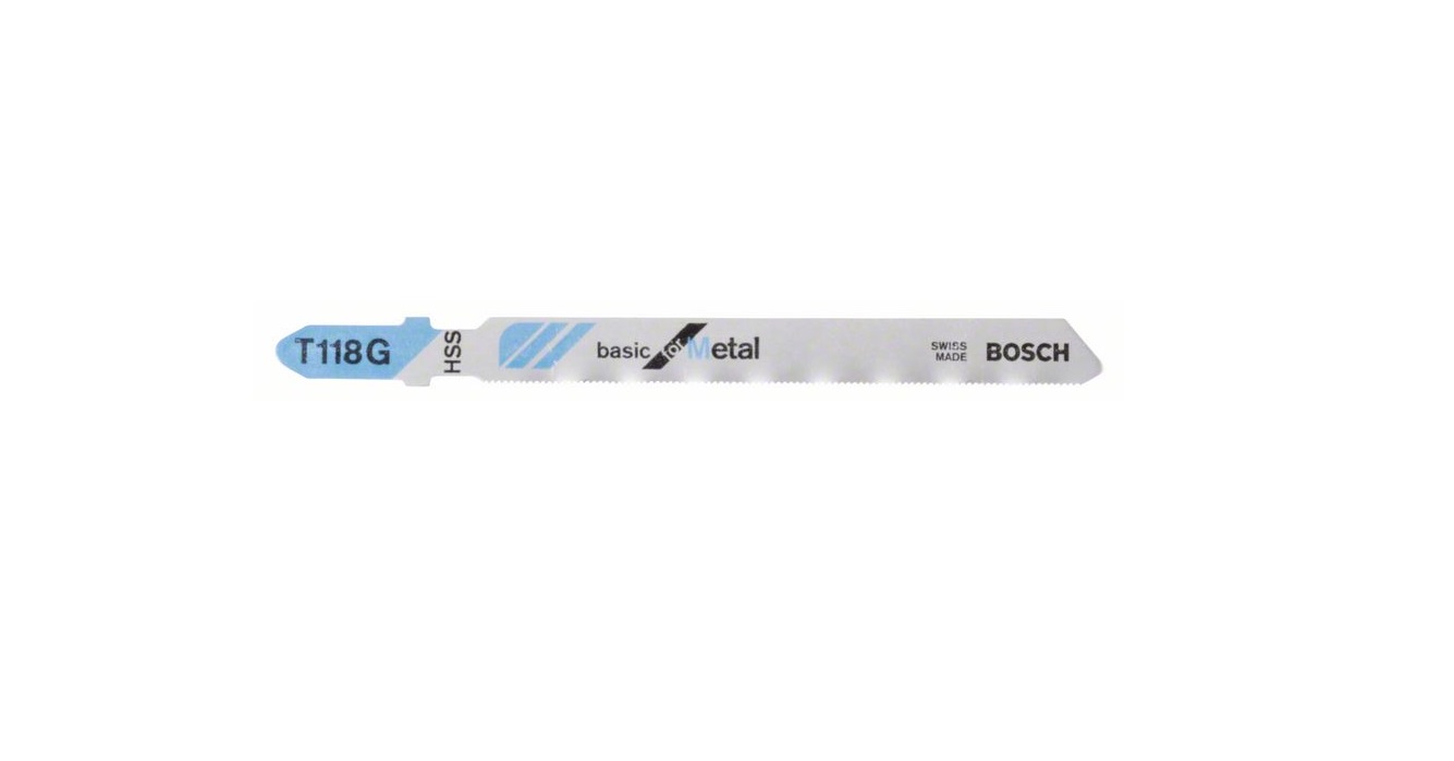 Stikksagblad Bosch T 118 G; 5 stk