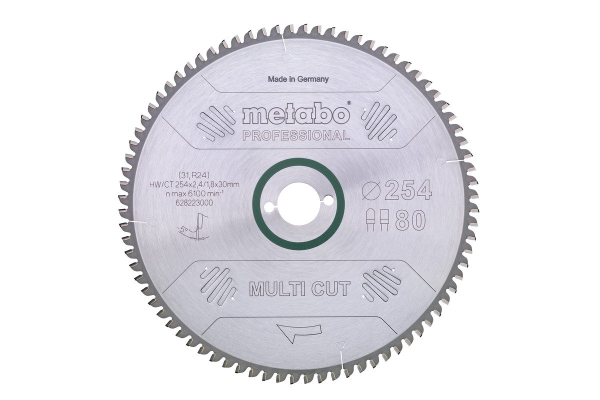Universal sagblad Metabo; 216x2,4x30,0 mm; Z60; -5°