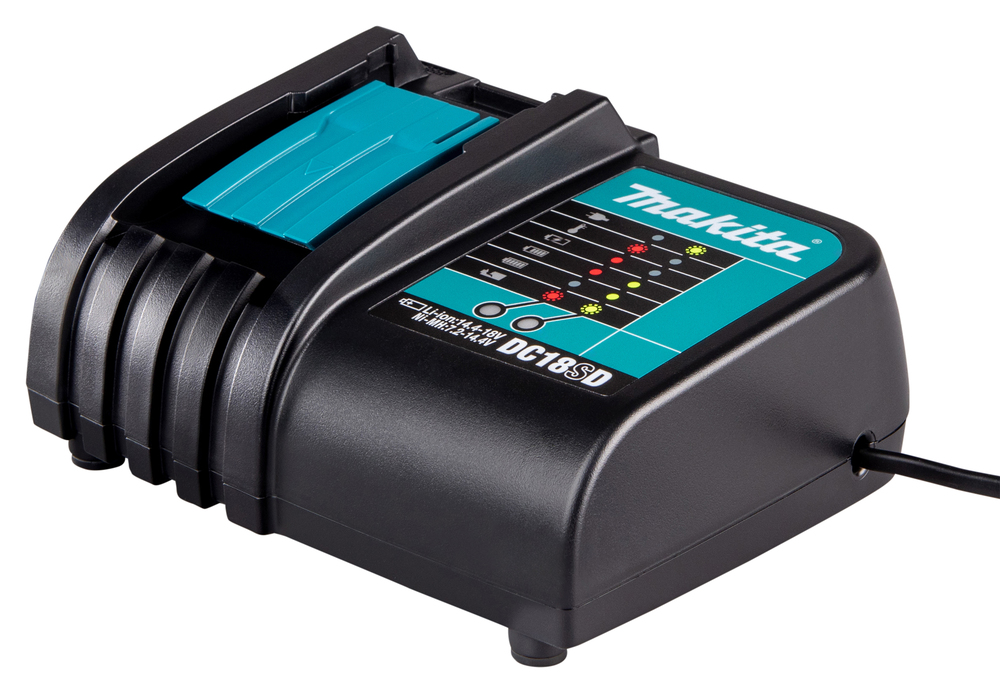 Batterilader med lang ladningstid Makita DC18SD; 9,6-18V; Li-lon