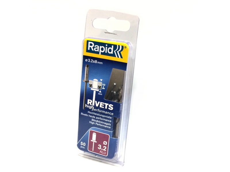 Nagler Rapid; 3,2 mm; 8 mm; 50 stk