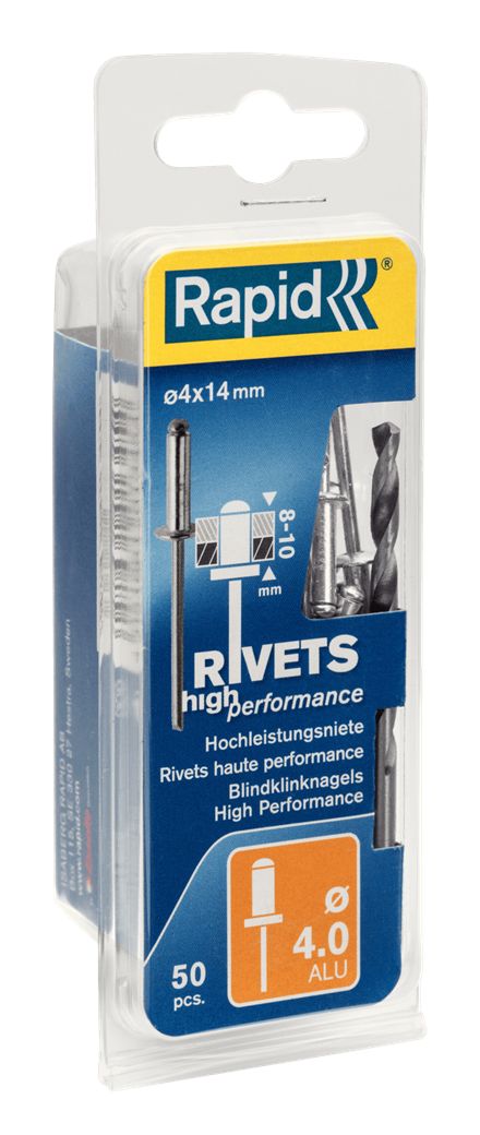 Nagler Rapid; 4 mm; 14 mm; 50 stk