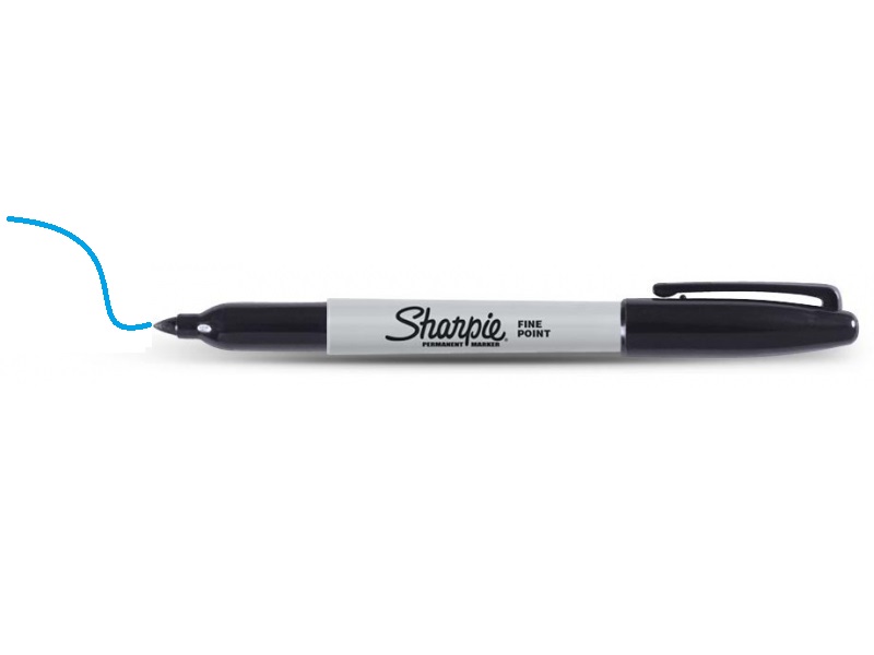 Merkepenn Irwin Sharpie Fine blå