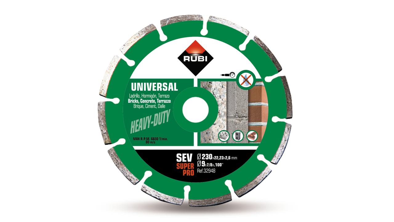 Diamantkappeskive Rubi SEV 230 PRO; 230 mm