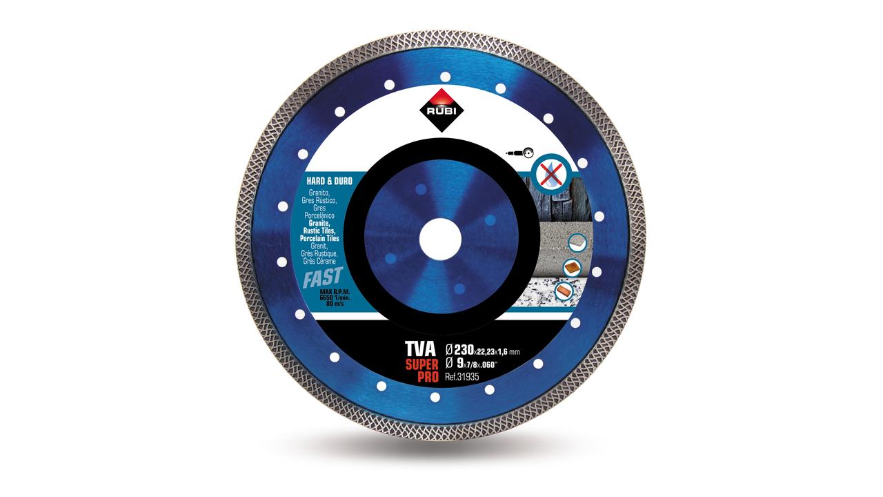 Diamantkappeskive Rubi TVA 230 SuperPro; 230 mm