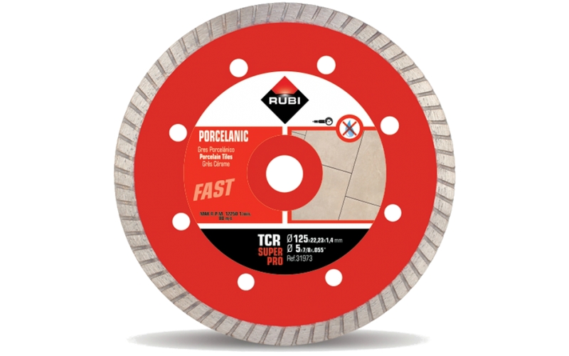 Diamantkappeskive Rubi TCR 125 SuperPro; 125 mm