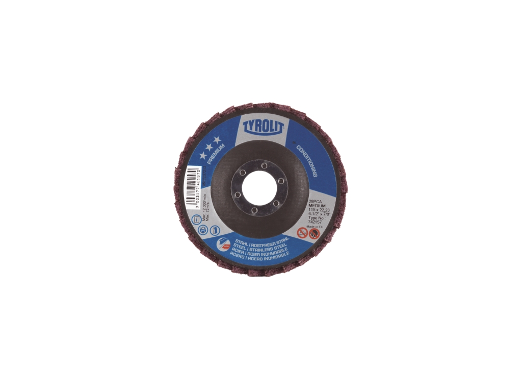 Lamellrondeller Tyrolit; 125x22,23 mm; 1 stk