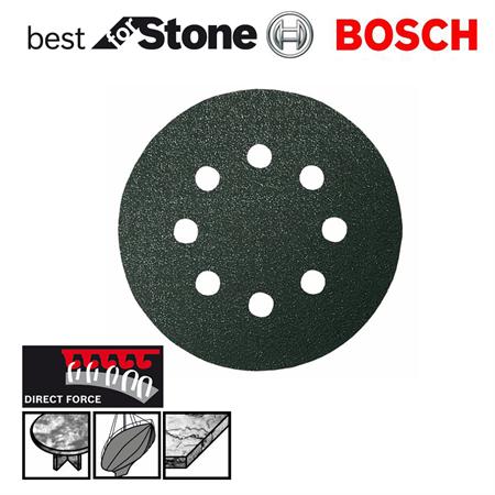Sandpapir for eksenterslipere Best for Stone; 125 mm; K180; 5 stk