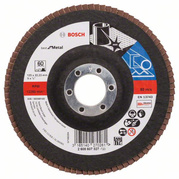Lamellrondeller Bosch Best for Metal; 125 mm