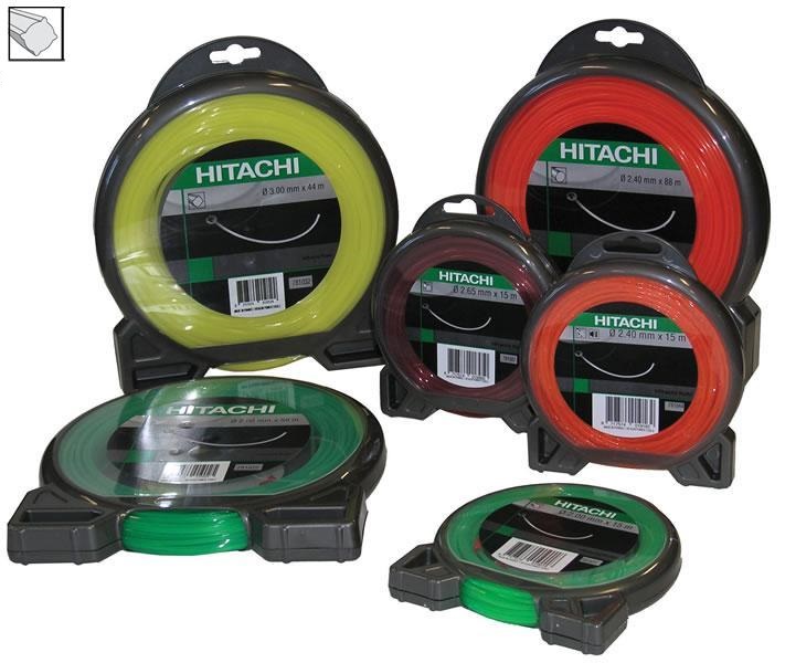 Trimmertråd Hitachi (15mx2,65mm) firkantet