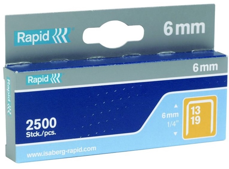 Stifter Rapid; 10,6x6 mm; 2500 stk; typa 13