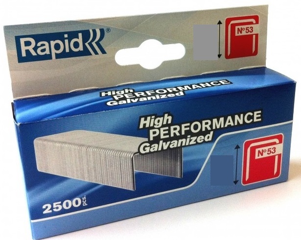 Stifter Rapid; 11,4x12 mm; 2500 stk; type 53