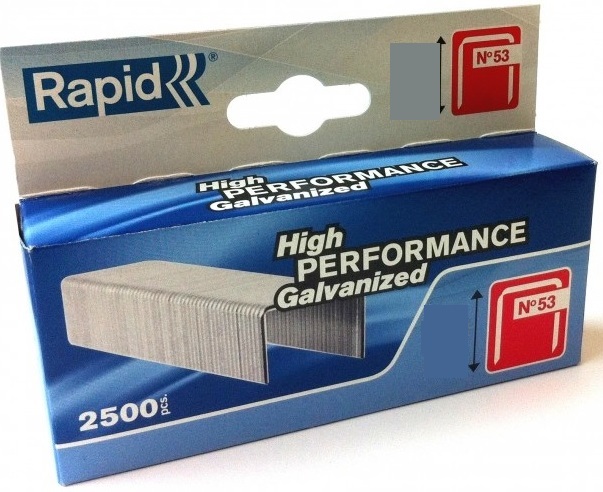 Stifter Rapid; 11,4x14 mm; 2500 stk; type 53