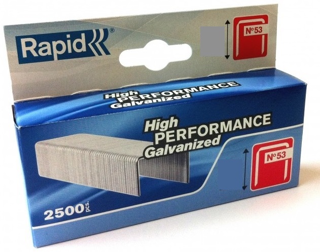 Stifter Rapid; 11,4x6 mm; 2500 stk; type 53