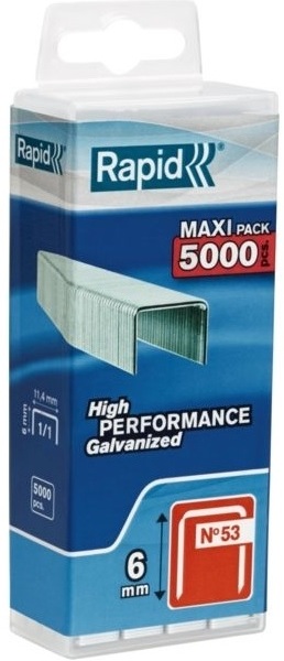 Stifter Rapid; 11,4x6 mm; 5000 stk; type 53