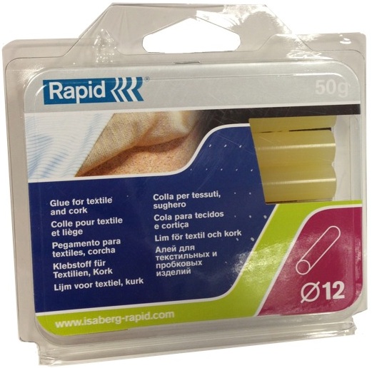 Limstifter Rapid; 12x94 mm; 0,125 kg; gul