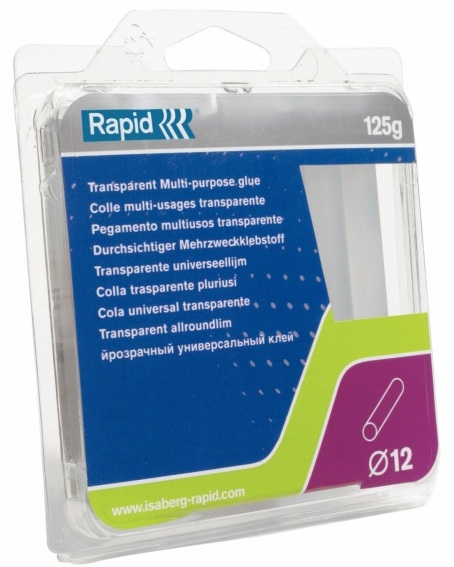 Limstifter Rapid Multi; 12x94 mm; 0,125 kg; gjennomsiktig