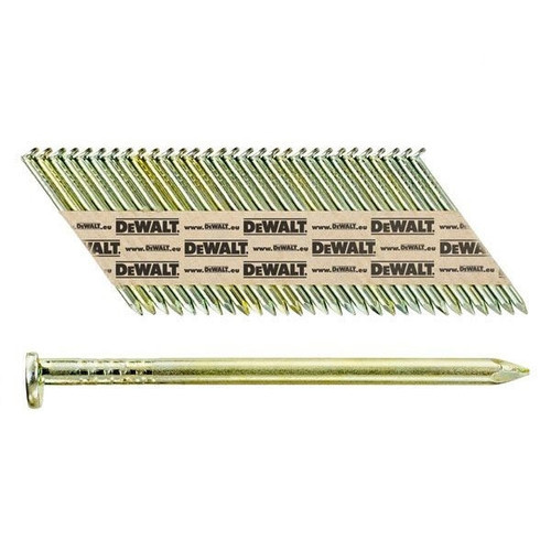 Dykkert DeWalt; 3,1x90 mm; 34°; 2200 stk.; runde; galvaniserte