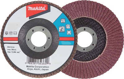 Lamellrondeller Makita; 125 mm; P80; 1 stk