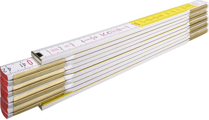 Tre sammenleggbar linjal Stabila 617/11; 3 m