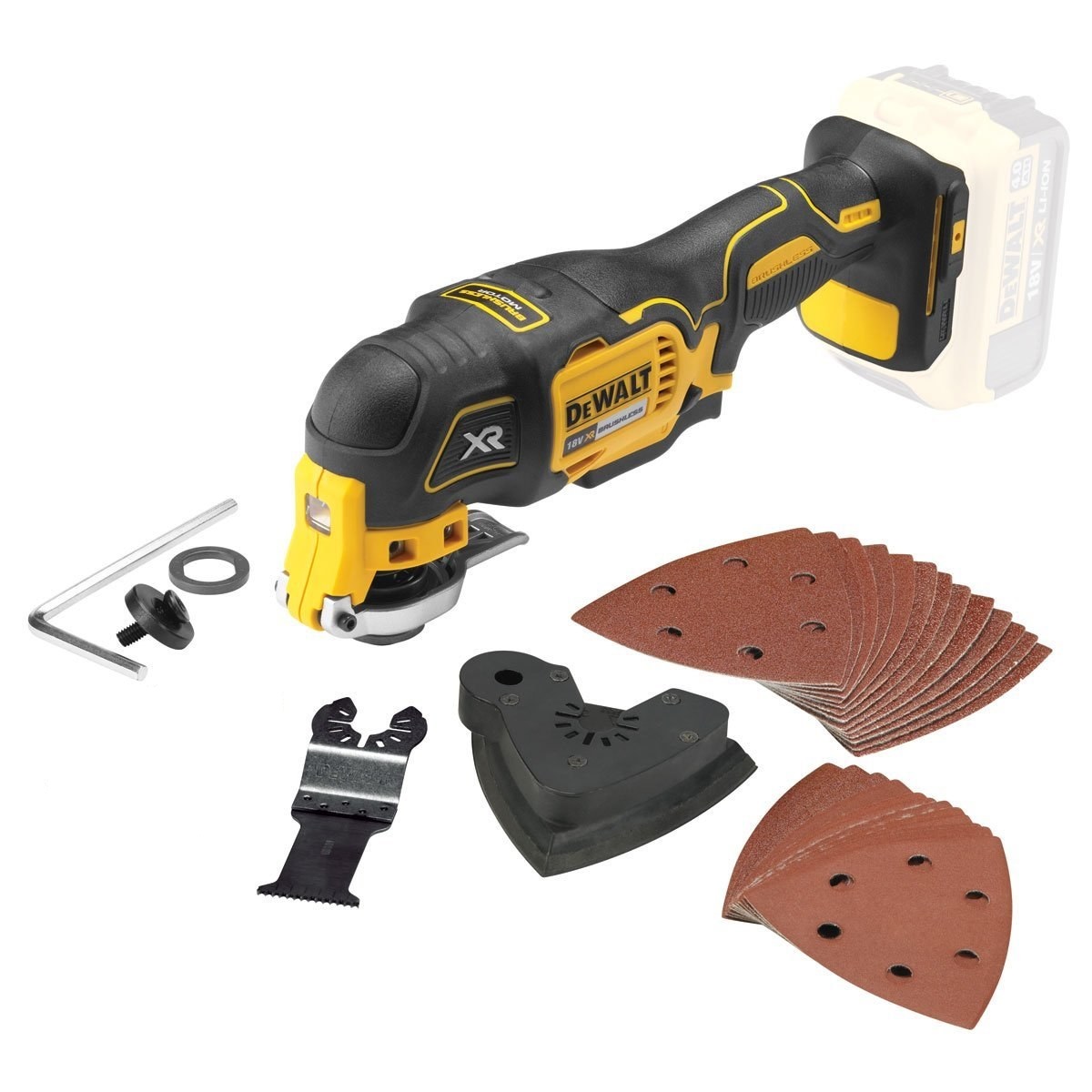 Flerfunksjonsverktøy DeWalt DCS355N-XJ (uten batteri og lader)