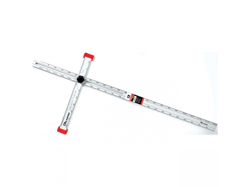 Regulerbar vinkelmåler til gips Kapro; 120 cm
