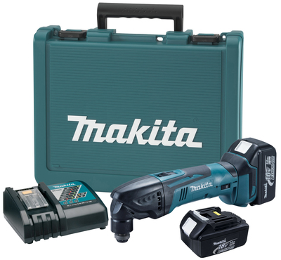 Flerfunksjonsverktøy Makita DTM50RFE; 18 V; 2x3,0 Ah batt.
