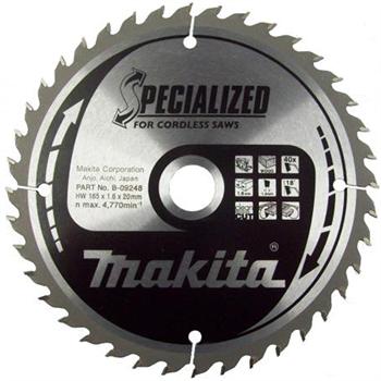 Sagblad for tre Makita; 165x1,6x20,0 mm; Z40; 18°