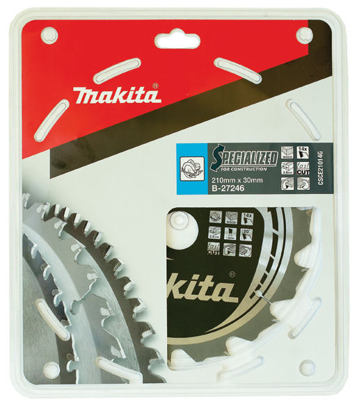 Sagblad for tre Makita; 210x2,8x30,0 mm; Z14; 20°