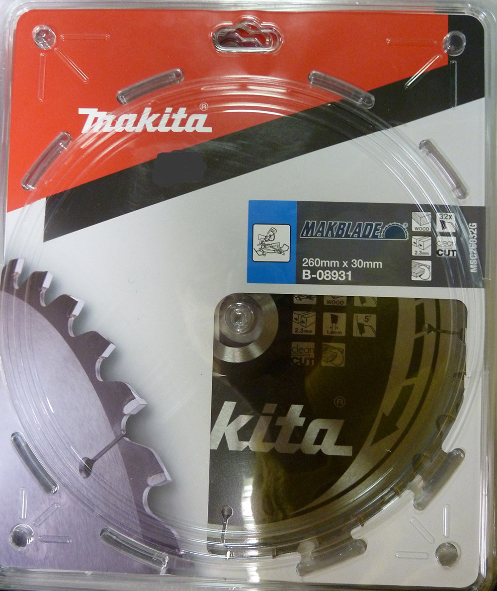 Sagblad for tre Makita; 260x2,3x30,0 mm; Z32; 5°