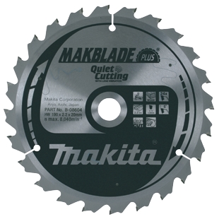 Sagblad for tre Makita MAKBLADE PLUS; 260x2,3x30,0 mm; Z40; 5°