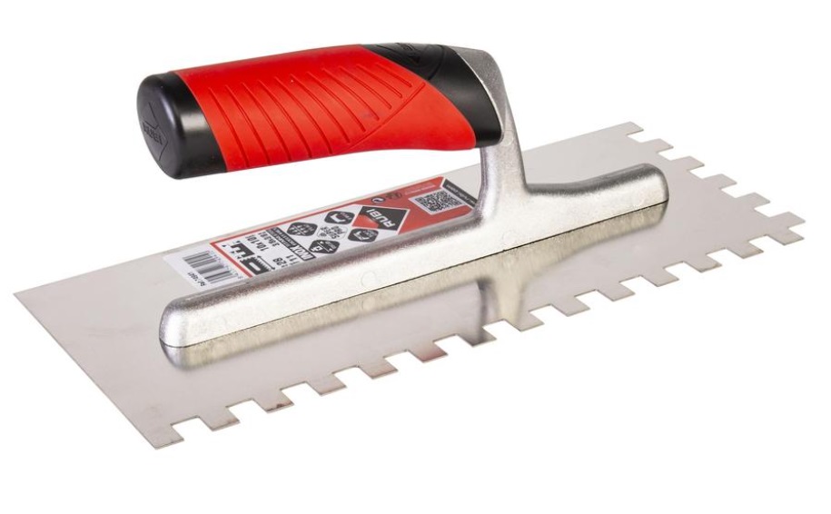 Kam til fliser lim Rubi Rubiflex INOX; 10x10 mm; 28 cm