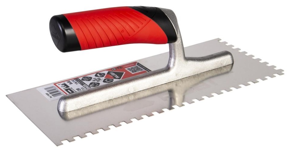 Kam til fliser lim Rubi Rubiflex INOX; 6x6 mm; 28 cm