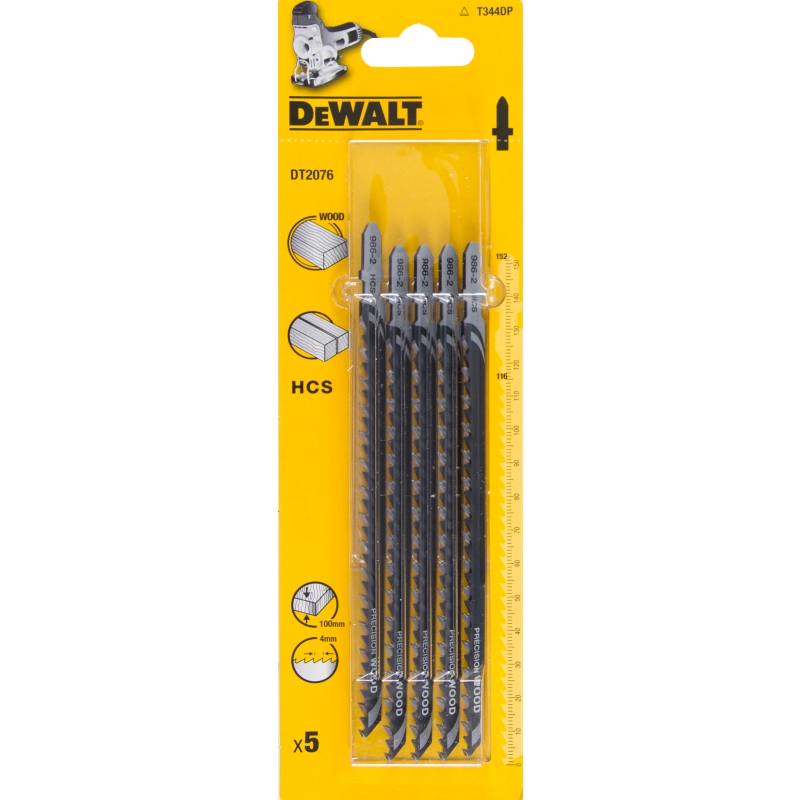 Stikksagblad DeWalt T344DP; 5 stk