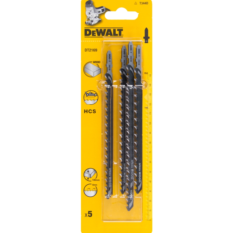 Stikksagblad DeWalt T344; 5 stk