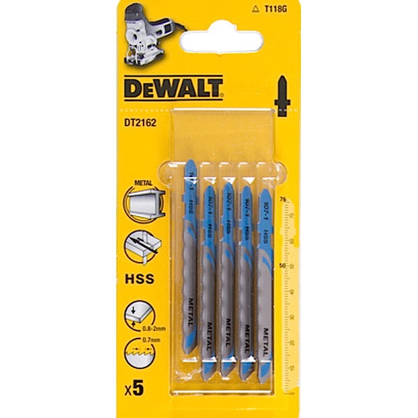 Stikksagblad DeWalt T118G; 5 stk