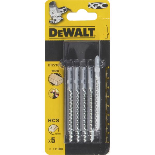 Stikksagblad DeWalt T119BO; 5 stk