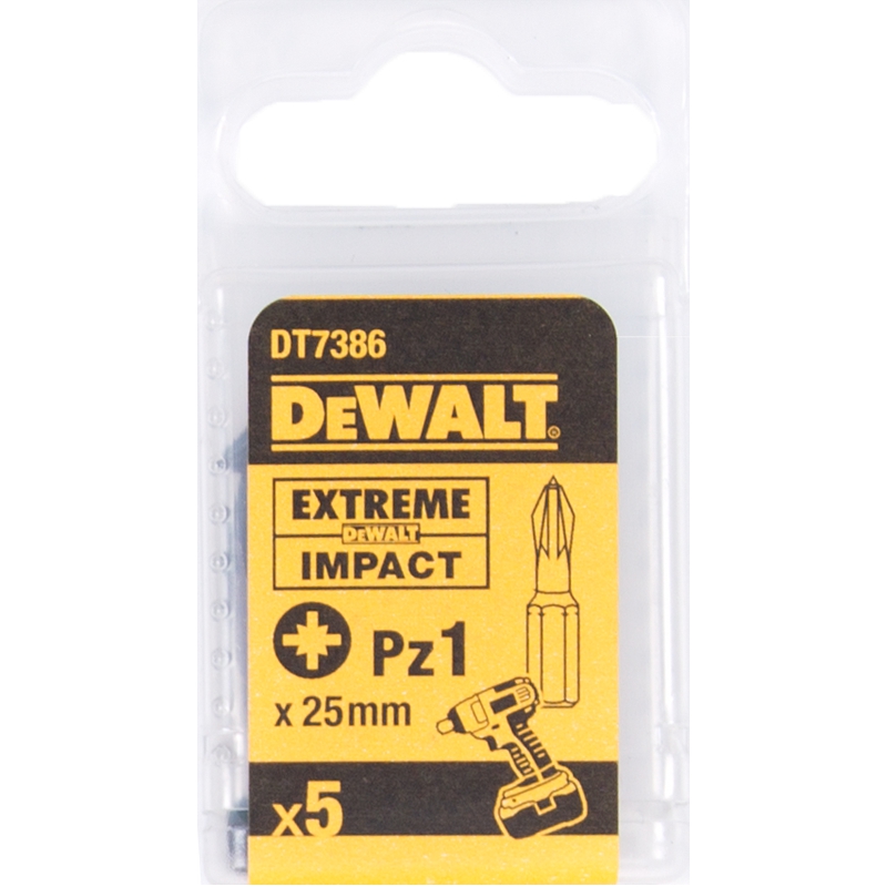 Skrubits DeWalt; PZ1; 5 stk