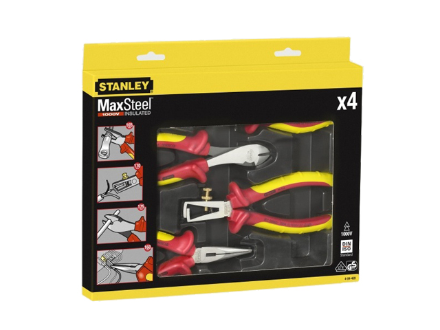 Tangsett Stanley MaxSteel VDE; 4 stk