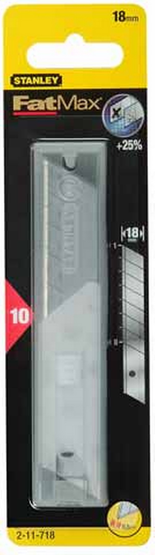 Bryteblad Stanley; 18 mm; 10 stk