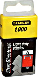 Stifter Stanley; 11,3x8 mm; 1000 stk; type A; galvanisert