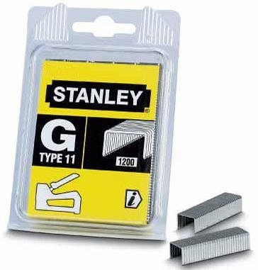 Stifter Stanley; 6 mm; 1200 stk; type G; stål