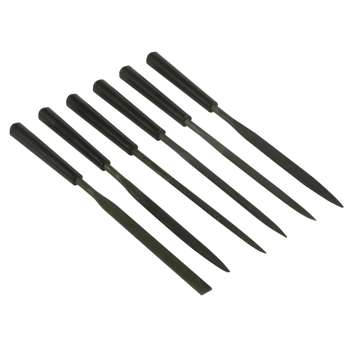 Filesett Stanley; 6 stk; for metall