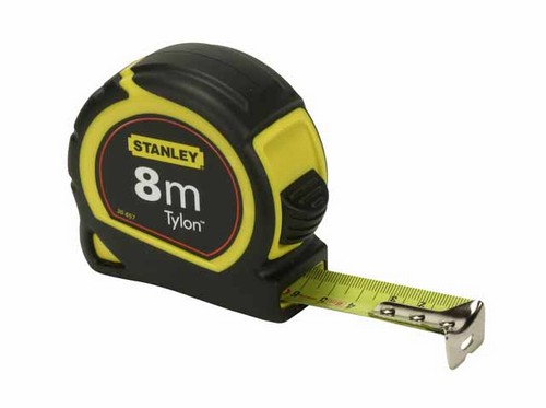 Målerulle Stanley Tylon; 8 m
