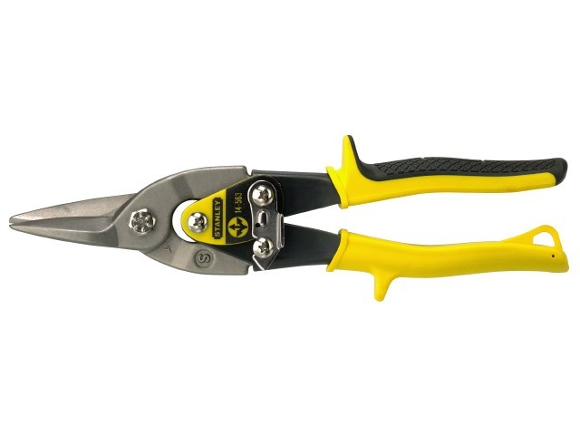 Blikksaks Stanley MaxSteel; 250 mm forlenget; rett