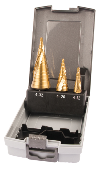 Etappebor Makita; 4-12/4-20/4-32 mm; 3 stk