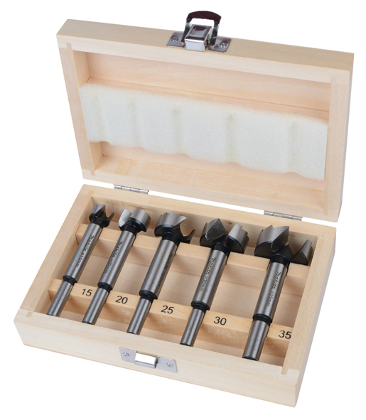 Freseborsett Makita; 15-35 mm; 5 stk