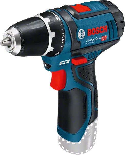 Skrutrekker/bor Bosch GSR 12V-15; 12 V (uten batteri og lader)