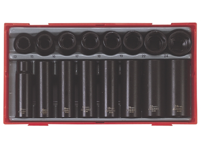 Slagpipersett Teng Tools TT9116; 16 stk