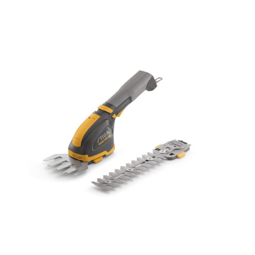 Gressaks Stiga SGM 102 AE; 10,8 V; 2,5 Ah batteridrevet; 10/18 cm lengde
